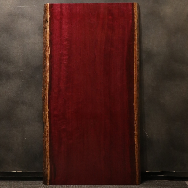一枚板　パープルハート(杢)　654-2/2-7-2　(W190cm)