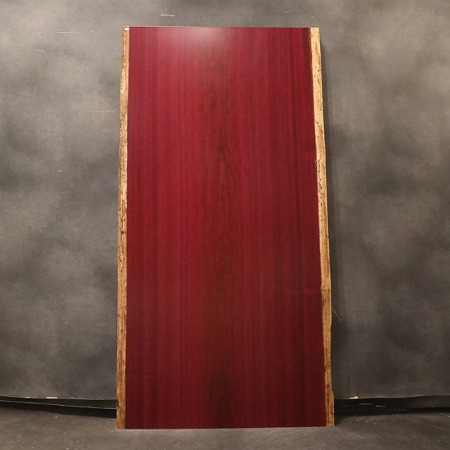 一枚板　パープルハート(杢)　2013-1/2-8-2　(W190cm)