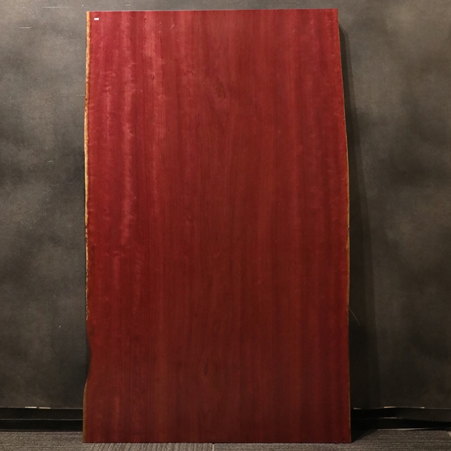 一枚板　パープルハート　654-2/2-17-1　(W185cm)